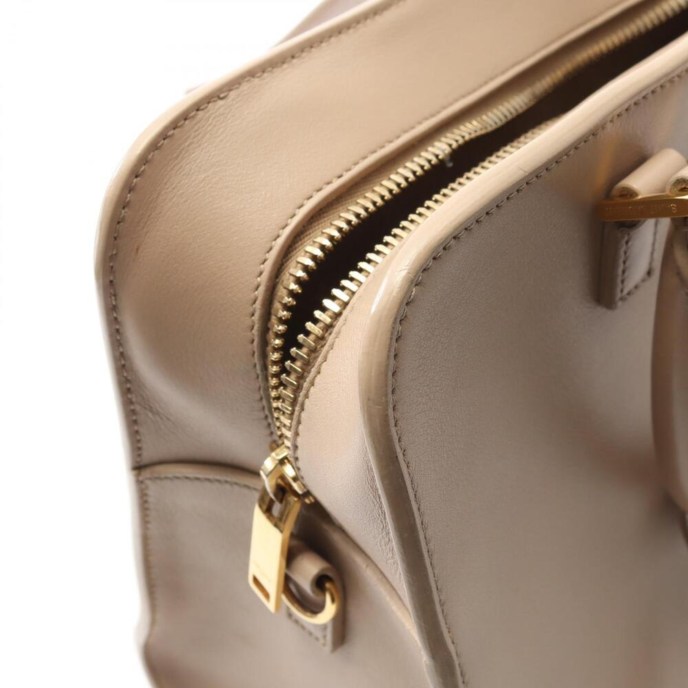 Saint Laurent Paris Baby Cabas Handbag Leather Beige - Picture 7 of 8